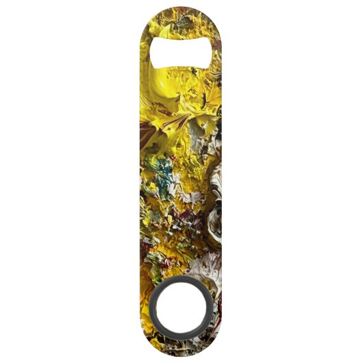 Künstlerpalette #1 speed flaschenöffner (Vorderseite)