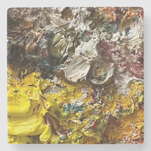 Künstlerpalette #1 steinuntersetzer (Vorderseite)