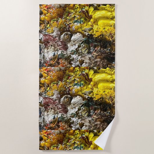 Künstlerpalette #1 strandtuch (Vorderseite)