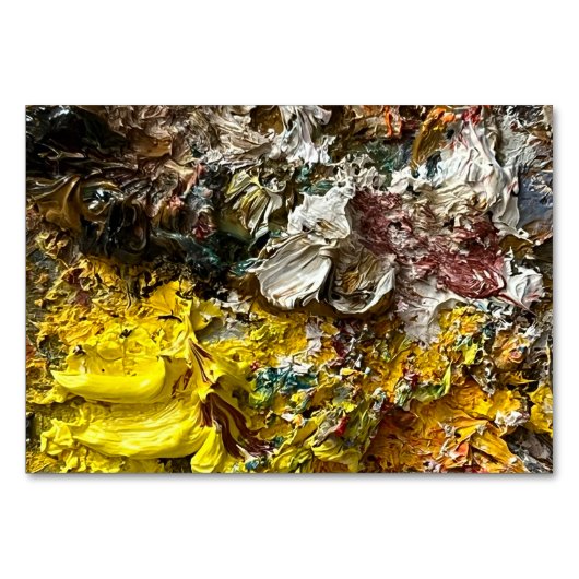 Künstlerpalette #1 tischnummer (Vorderseite)