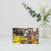Künstlerpalette #1 visitenkarte (Stehend Vorderseite)
