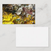 Künstlerpalette #1 visitenkarte (Vorne/Hinten)