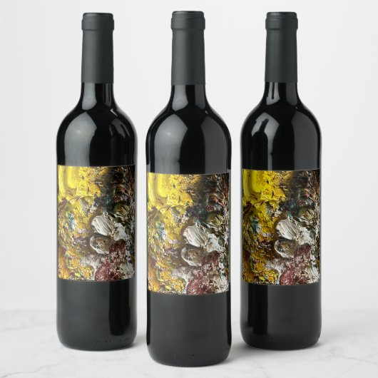 Künstlerpalette #1 weinetikett (Flaschen)