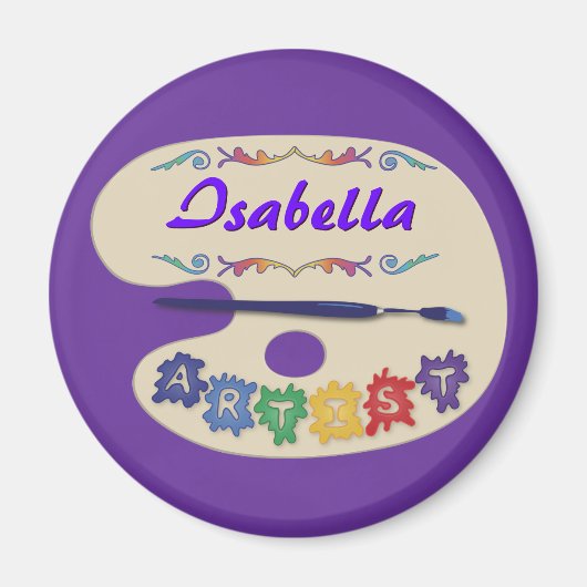 Künstlerpalette Magnet (Vorne)