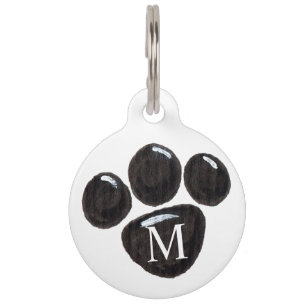 Künstlerpaw Print ⎥ Personalisierte ID Dog Tag Haustiermarke