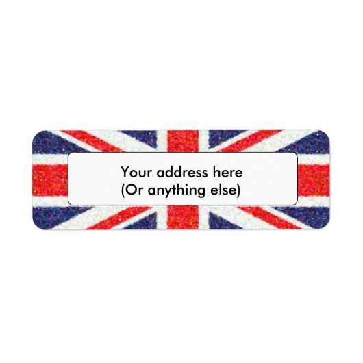 Künstlerpointillist UK Union Jack Flag (Vorne)
