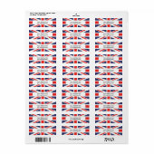 Künstlerpointillist UK Union Jack Flag (Vorne)