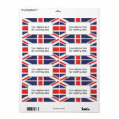 Künstlerpointillist UK Union Jack Flag (Vorne)