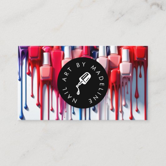 Künstlersalon für das Logo "Creative Driving Polis Visitenkarte (Vorderseite)