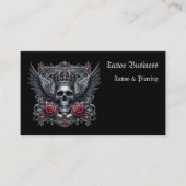 Künstlersalon Tattoo Business Card Visitenkarte (Vorderseite)
