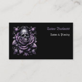 Künstlersalon Tattoo Business Card Visitenkarte (Vorderseite)