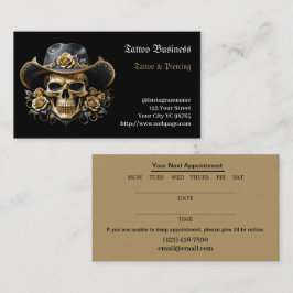 Künstlersalon Tattoo Business Card Visitenkarte
