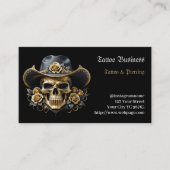 Künstlersalon Tattoo Business Card Visitenkarte (Vorderseite)