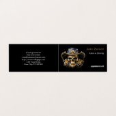 Künstlersalon Tattoo Stellenplan Visitenkarte Visitenkarten (Außenseite Aufgefaltet)