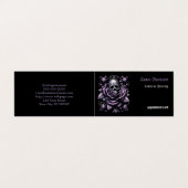 Künstlersalon Tattoo Stellenplan Visitenkarte Visitenkarten (Außenseite Aufgefaltet)