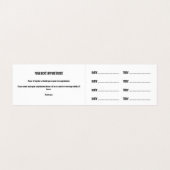 Künstlersalon Tattoo Stellenplan Visitenkarte Visitenkarten (Innenseite Aufgefaltet)