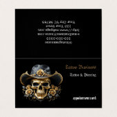 Künstlersalon Tattoo Stellenplan Visitenkarte Visitenkarten (Außenseite Aufgefaltet)