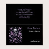 Künstlersalon Tattoo Stellenplan Visitenkarte Visitenkarten (Außenseite Aufgefaltet)