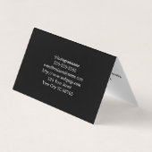 Künstlersalon Tattoo Stellenplan Visitenkarte Visitenkarten (Rückseite)