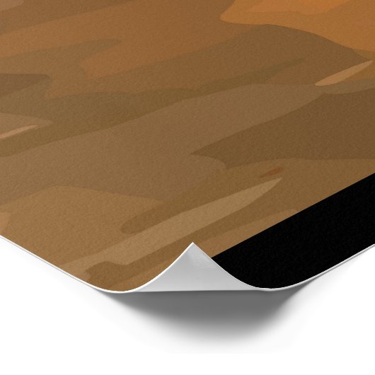 Künstlersitz Poster (Ecke)