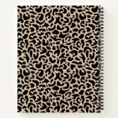 Künstlersketchbook Elegante Tierdrucken Notizblock (Rückseite)