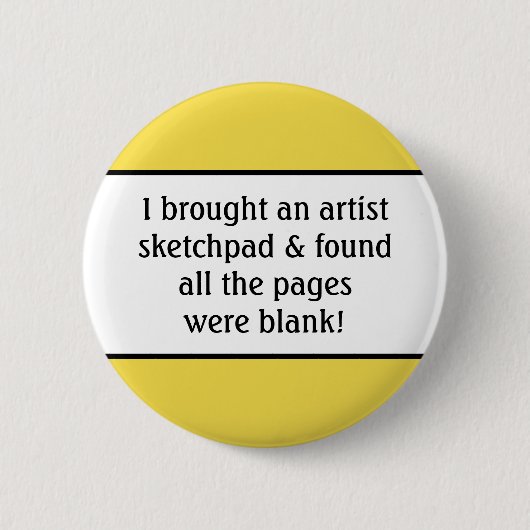Künstlersketchpad Button (Vorderseite)