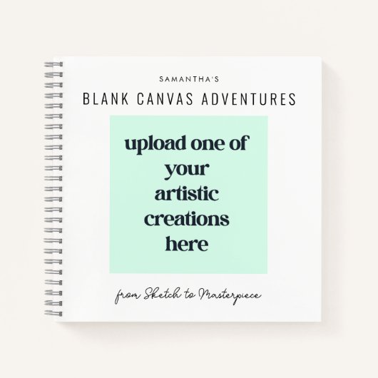 Künstlerskizze hinzufügen notizblock (Vorderseite)