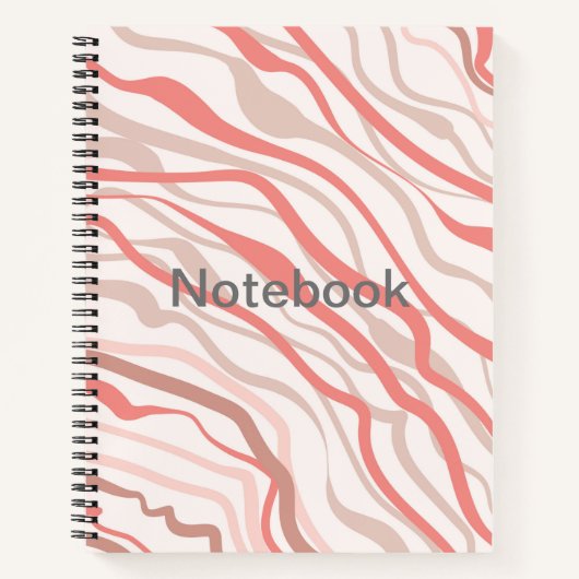 Künstlerskizze: Zeichnend Spiral-Notebook Notizblock (Vorderseite)