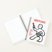 Künstlerskizzenbuch Notizblock (Innenseite)