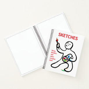 Künstlerskizzenbuch Notizblock