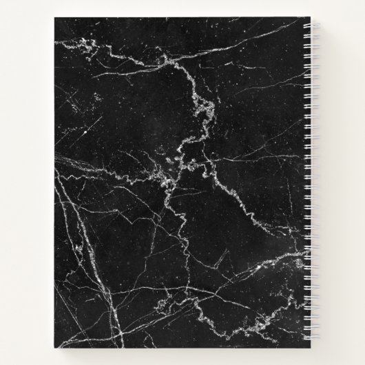 Künstlerskizzierbuch Name personalisierten Marmor Notizblock (Rückseite)