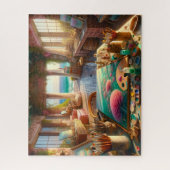 Künstlerstudio am Meer Puzzle (Vertikal)