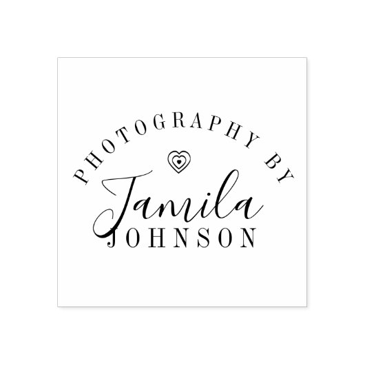 Künstlerstudio für Herzlogos Gummistempel (Prägung)