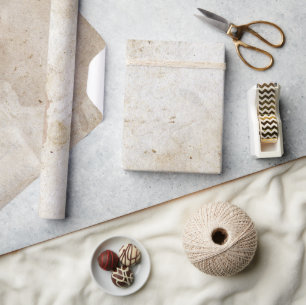 Künstlerstudio Grunge Antique Beige Papier Geschenkpapier