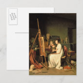 Künstlerstudio Postkarte (Vorne/Hinten)