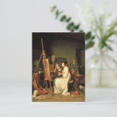 Künstlerstudio Postkarte (Stehend Vorderseite)