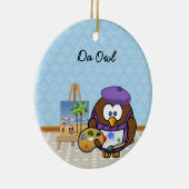 Künstleruhu Keramik Ornament (Rechts)