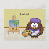 Künstleruhu Postkarte (Vorderseite)