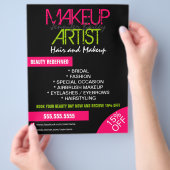 Künstlerwerbung Flyer (Hand)