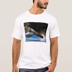 Künstlerwiedergabe einer Heavy-Lift-Rakete T-Shirt