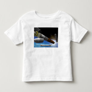 Künstlerwiedergabe einer Schweraufzug Rakete Kleinkind T-shirt