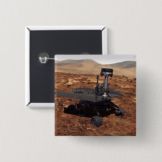 Künstlerwiedergabe von Mars Rover 2 Button (Vorne & Hinten)