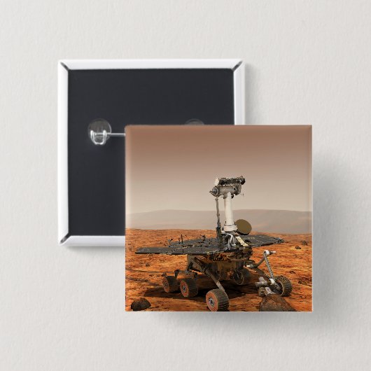 Künstlerwiedergabe von Mars Rover Button (Vorne & Hinten)