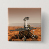 Künstlerwiedergabe von Mars Rover Button (Vorderseite)