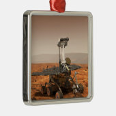 Künstlerwiedergabe von Mars Rover Silbernes Ornament (Rechts)