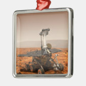 Künstlerwiedergabe von Mars Rover Silbernes Ornament (Links)