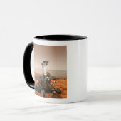 Künstlerwiedergabe von Mars Rover Tasse (Vorderseite Links)