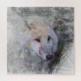 Künstlerwolf Puzzle