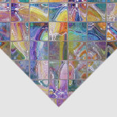 Künstlerzettel Seidenpapier (Ausschnitt)