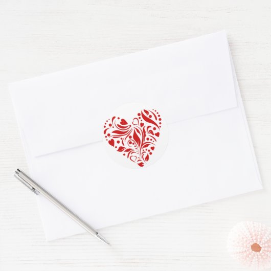 Künstlich Gemusterte Heftpfropfen Runder Aufkleber (Umschlag)